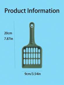 Producto de limpieza de caja de arena para gatos con diseño de caramelos de colores, 1 pieza de pala de plástico PP para caja de arena de mascotas - sin necesidad de electricidad, resistente y duradera, fácil de limpiar, producto de limpieza para mascotas, pala grande para caja de arena de gato, herramienta de limpieza de inodoro para gatos, reutilizable, multicolor - Multicolor - Ver 5