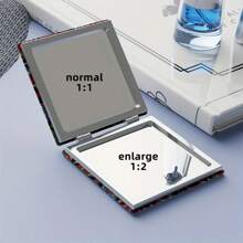 1pc, Small Mirror - Ultra Portable, Pocket Size, Foldable, Lightweight, Ultra-Thin, Convenient Handheld Vanity Mirror, Handheld Double-Sided Mirror For Travel, Office And Bedroom,Perfect Gift For Birthday, Mother's Day And Other Celebrations