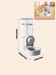 No Electricity Required! 520ml Capacity Hanging Pet Cage Water Feeder, Automatic Refilling Bowl For Cats, Dogs, Rabbits, Hamsters, Leak & Splash Proof Design - Multicolor - View 3