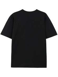 Men's Black Short-Sleeve T-Shirt, This Sleek Men's T - Shirt Showcases The Iconic Reese's Logo, It's A  And Stylish Way To Flaunt Your Love For The Delicious Peanut Butter Cups. Round Neck, Hot Selling Top Tee, Summer New Arrival T-Shirt Thanksgiving Turkey Shirt Men Lake Weekend Shirt Men Workout Shirt Men 2025 Gym Shirt Men Black T Shirt Men - Black 6 - View 3