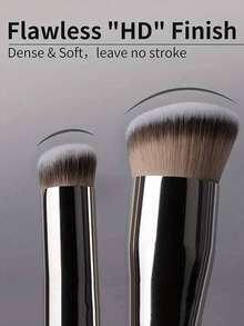 3pcs Professional Foundation Concealer Brush Set For Smooth And Even Application Of Liquid And Cream Makeup - Multicolor - View 5