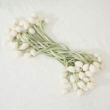 1 件郁金香图案窗帘系带，新式客厅窗帘系带，纺织窗帘系带