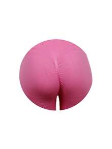 6pcs Glúteos Muslos Vientre Fuerte Extrafuerte Tela tejida Push Up Elástico Alto Estiramiento medio Talle alto Leggings Pantalones de yoga para Mujer - Multicolor - Ver 9