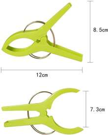 Towel Pegs, 12Pcs Beach Towel Clips For Chairs Cruise Plastic Clothes Pins Beach Chair Towel Clips Towel Holder Clips Heavy Duty Clothes Pins-Keep Your Towel From Blowing Away Beach Essentials