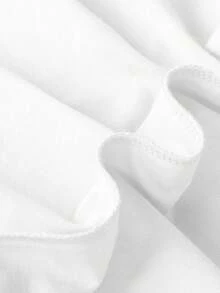 200g Pure Cotton T-Shirt 2025 Summer Ladies New Short Sleeve Pure Cotton Holiday Pattern Short Sleeve Round Neck Couple Wear Small Shirt Tops - 白色 - 查看 3