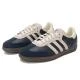 Adidas Originals 男鞋女鞋板鞋 中性低筒通勤鞋 SAMBA OG 輕鬆舒適運動休閒鞋 JI3217 - 極光墨水藍/乳白色/樹脂黃 - 查看 2