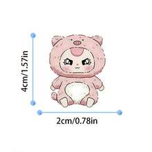 97 Pcs Adorable Cartoon Costume Stickers - Reusable Decorative Labels For Notebooks/Mugs/Phone Cases/Desk, Perfect Gift For Friends School Supplies,Back To School - Multicolor - View 5