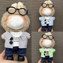 仅含服装] 17厘米娃娃服装套装，适用于第一代/第二代/第三代17厘米乙烯基娃娃，适用于娃娃（不含娃娃和鞋子） - 彩色 - 查看 1