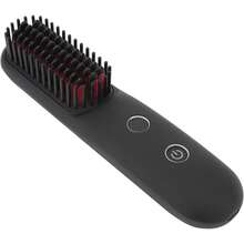 ¡RecomendadoCepillo Alisador de Pelo Inalámbrico Portátil con Pantalla LED de Temperatura, Cepillo Alisador de Pelo Inalámbrico de Iones Negativos con Pinza para el Pelo, Cable Tipo C, Bolsa¡Top de Temporada - 1 - Ver 4