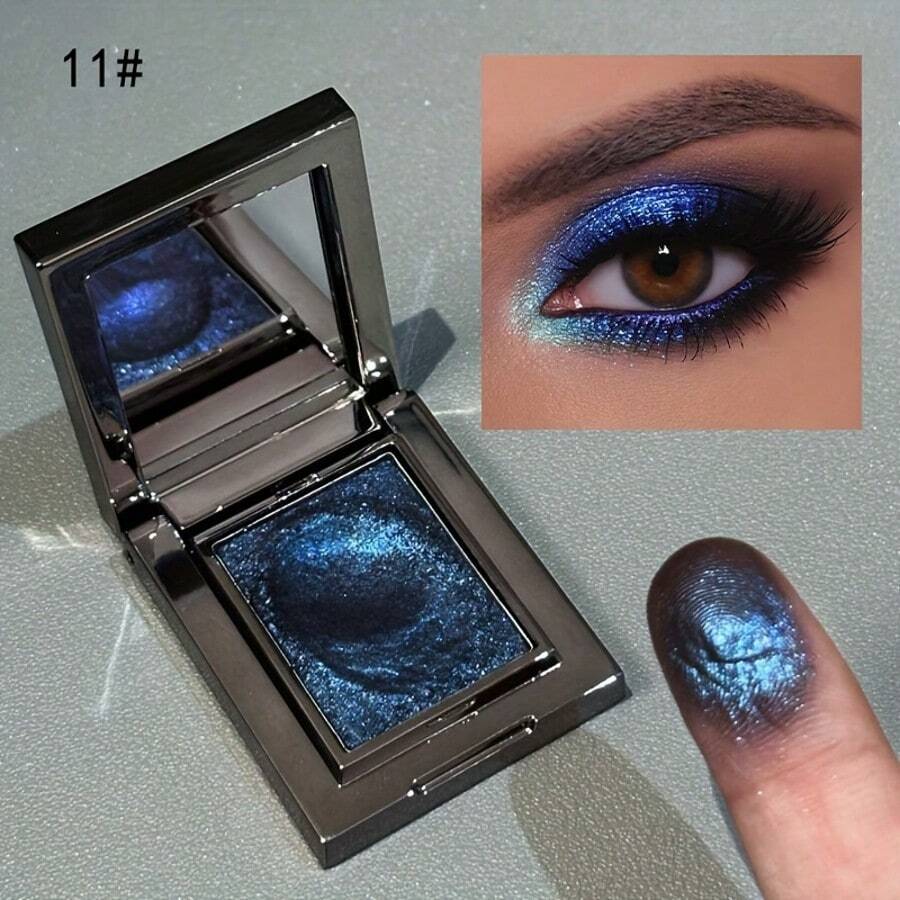 奢华单色眼影 - 闪耀、亮片、提亮，质地细腻柔滑，显色度极佳，防水防汗，自然勾勒眼部轮廓，打造夸张妩媚的眼妆，个性十足，美丽动人，适合学校、假期、旅行、婚礼、舞台表演、角色扮演、情人节、音乐节、万圣节、圣诞节等场合，也是节日送礼佳品。HERORANGE - 彩色 - 查看 1