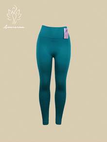 Women Sports Pants - 綠藍色 - 查看 2