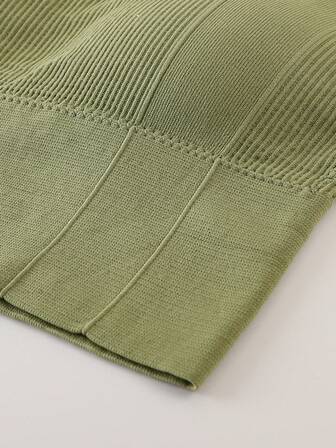 5 Adet/Takım Kadın Atlet Kırpılmış Üst Dolgulu Spor Sütyeni, Günlük Giyim