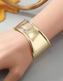 Women's Bracelet, Modern, Minimalist, Unique, Luxurious, Perfect For Composing Looks, Accessories, Minimalist, Casual, Elegant, Valentine's Day, Gift, Wife, Stylish - 金色 - 查看 5