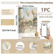 Đồ trang trí tường cho bé Magic Circus - 1 áp phích màu phấn cổ điển có vòng xoay ngựa gỗ, người tung hứng và "BƯỚC LÊN!" Đồ trang trí phòng cho bé. Đồ trang trí phòng cho bé Circus, áp phích cho bé cổ điển, đồ trang trí tường vòng xoay ngựa gỗ, tranh in người tung hứng màu phấn, biểu ngữ BƯỚC LÊN, bộ đồ trang trí rạp xiếc màu phấn, nghệ thuật phòng cho bé Carnival, áp phích phòng cho bé Big Tent, nghệ thuật chú hề đơn giản, đồ trang trí động vật bằng bóng bay, tranh in canvas đóng khung, 1 sẵn sàng để treo, mực được chứng nhận, bộ đồ trang trí tường phòng cho bé - Nhiều màu - Xem 30