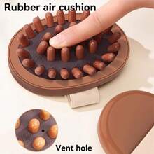 1/2pcs Plastic Massage Brush, Manual Full Body Massager, Head Abdomen Leg Body Relaxation Cushion Soft Brush For Home Use, Ergonomic Anti-Fatigue Massage Tool