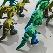 3D Printed Movable Tyrannosaurus Rex Statue, Colorful Collectible Decorative Figurine For Home, Office, Suitable For Various Room Decor