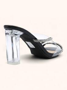Fashionable Transparent Strap Sandals With Sequins Stylish Sandals Summer Sandals For Women