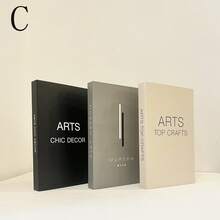 3pcs Set Minimalist Fake Books Decor, Fashion Decorative Books For Shelves, Photo Shoot Props - Multicolor - View 6