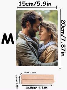 Customized Metal Photo Printing - Personalize Your Own Photos, Provide Customized Metal Photo Gifts For Family And Loved Ones, Preserve Your Exclusive Memories. Customized Photos, Aluminum Photo Stands, Anti-Fall, Waterproof, Scratch-Resistant. Give As Gifts To Family And Friends, Surprise Parents, Boyfriends/Girlfriends On Holidays And Birthdays, Creative Decorations, Photo Decorations - Multicolor - View 10