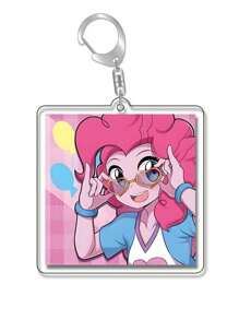 MY LITTLE PONY 1pc Cute My Little Pony PVC Character Keychain (Twilight Sparkle, Rainbow Dash, Pinkie Pie, Fluttershy), Suitable For Hanging On Keys, School Stationery, Bags, Decorations, Can Be Given As Gifts To Friends, Family, Colleagues, Applicable For All Year Round Use School Decor School Surprise Dormitory Decor Back To School