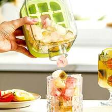 One-Touch Ice Mold . Instant Water Bottle . Zero-Contact Release, Easy And Fun - màu xanh lá - Xem 4