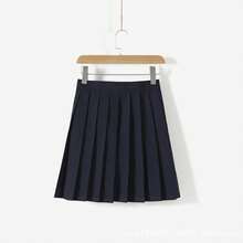 KLFYY Japanese JK School Uniform Blue Collar White Two-Piece Sailor Suit Spring And Autumn Long Sleeve Pleated Skirt Suit - 長袖款套裝(送領結) - 查看 3