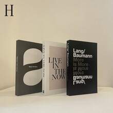 3pcs Set Minimalist Fake Books Decor, Fashion Decorative Books For Shelves, Photo Shoot Props - Multicolor - View 16