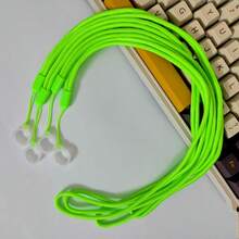 1pc Vape Lanyard + Anti-Lost Ring/Universal Vape Lanyard/Vape Strap/Fashion Vape Anti-Lost Lanyard, Long Colorful Nylon Lanyard, Pen Hang Strap, Multi-Functional Hanging Strap, Colorful Halter, Suitable For Vape, Pen, Small Cylinder