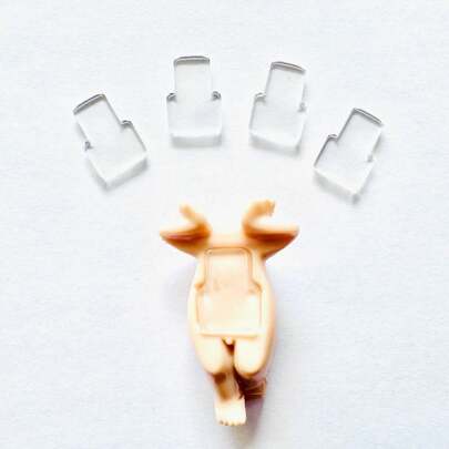 10片装透明双面胶带，适用于更换手办配件。购买两片胶带，即可获赠惊喜盲袋，超值好礼。胶带厚实耐用，撕下不留痕迹，是居家必备之选。