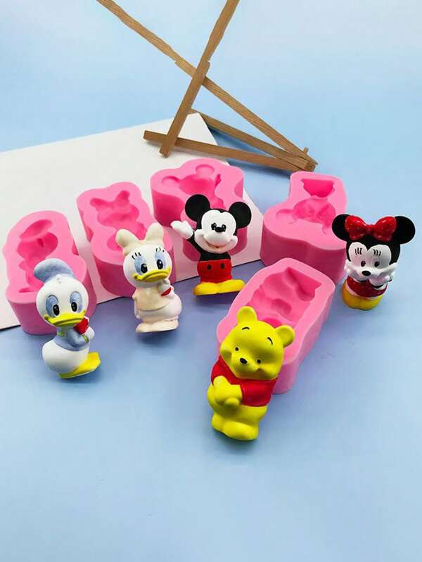 Disney Disney Cartoon Silicone Cake Mold, Cute Winnie The Pooh Mold, Dessert Making Mold, Cake Mold With Various Shapes To Choose From, 1