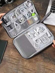 1 件旅行数码收纳包、USB 数据线收纳袋、钥匙包、充电线盒、耳机盒、天使盒、八哥、旅行配件、充电盒、充电器盖、数码收纳包、USB 数据线收纳袋、耳机线袋、笔、移动电源、旅行套装包、表带袋、电子配件、便携式充电器、充电盒