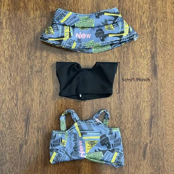 Assorted Color Clothing, Strap Pants Set, Suitable For Labub U DIY Accessories