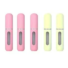 [5 件] 便携式可填充迷你香水喷雾瓶，适合居家和旅行，5 毫升 - 彩色 - 查看 9