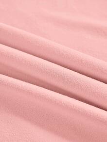 JOYY Plus Size Summer Atmosphere Beach Pattern Print Round Neck Short Sleeve T-Shirt Suitable For Party Gatherings And Gatherings Can Be Worn In All Seasons Suitable - Pink - View 6