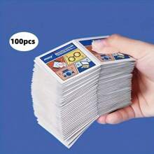 100 Pcs Premium Disposable Lens & Screen Cleaning Wet Wipes - For Eyeglasses, Jewelry, Phones, And Sunglasses, Anti-Fog