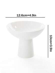 1 件简约复古陶瓷脚盘、茶点盘、水果盘、甜点盘、糕点盘、寿司和开胃菜盘、入口装饰、桌面装饰、珠宝收纳托盘