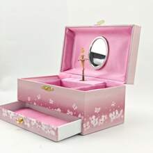 Jewelry Storage Box With Music, Decor With Fairies, Flowers & Ballet Elements, Home Decor, Birthday & Anniversary Gift