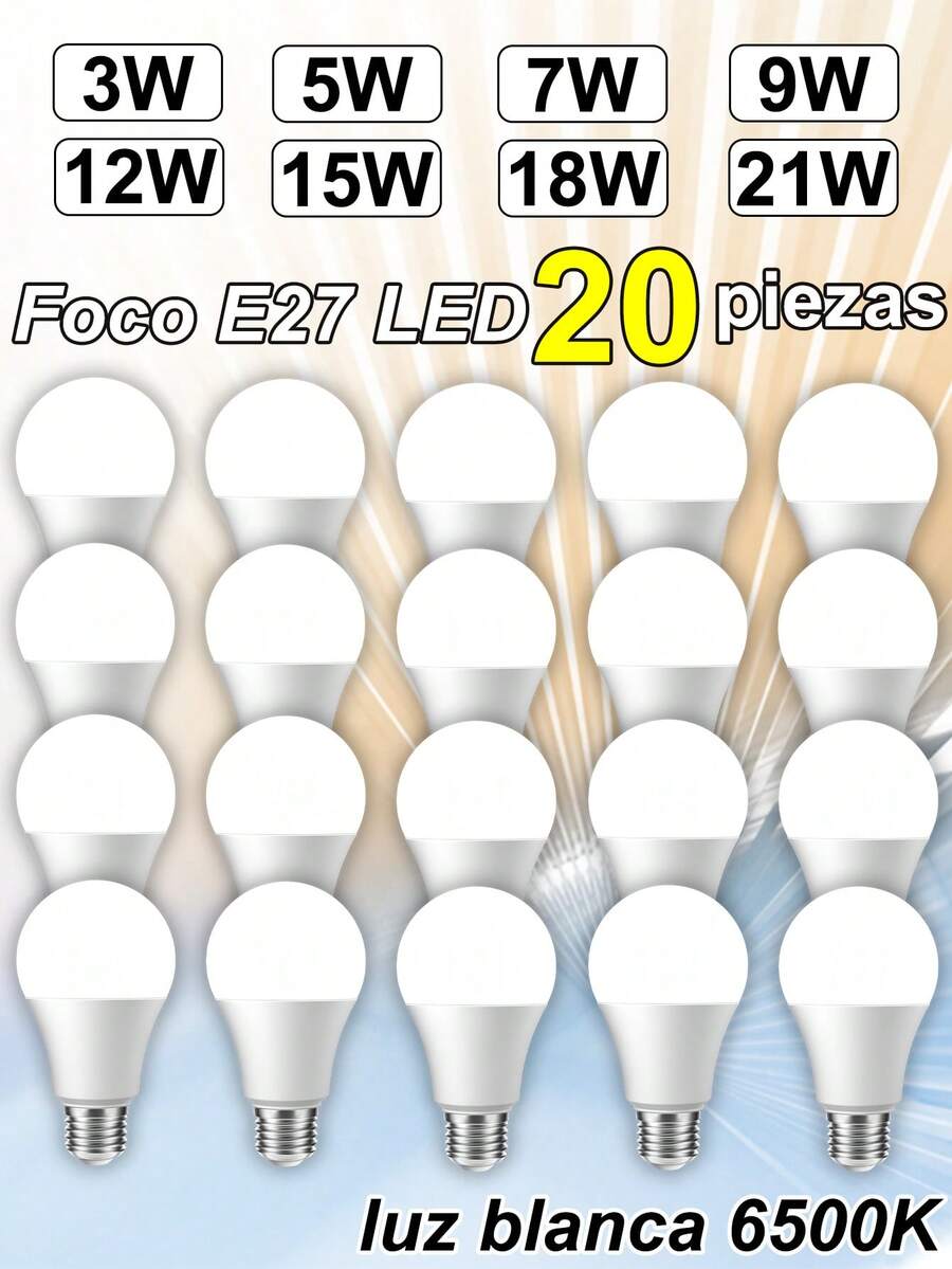 LED Bulbs - 20 Pieces - View 1
