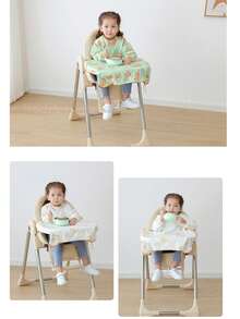 1pc Baby Bib, Feeding Cloths With Long Sleeve, Waterproof And Stain-Resistant, Suitable For Toddler And Infant - Multicolor - View 10