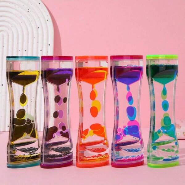 Brinquedo Sensorial de Tempo Líquido, Brinquedo Fidget Líquido para Adultos, Brinquedo Calmante, Lembrança de Festa, Recompensa de Sala de Aula, Enfeite de Natal, Recheio de Meia