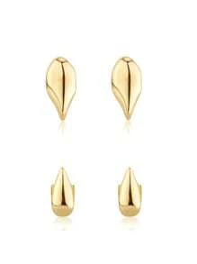 1 Paar metallische Fangzahn-Grillz, Punk Rock Hip Hop Zahnzubehör, einstellbare Kostümprobe für Partys, Festivals, Bühnenauftritte, unisex Geschenk mit Dentalkleber