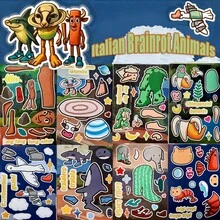 儿童卡通贴纸人物、剪贴簿、日记等 DIY 装饰材料。 - 彩色 - 查看 2