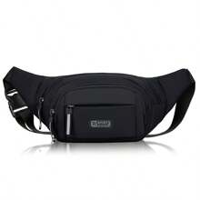 New Pure Canvas Fit Waistpack Mobile Waistpack Men's Sports Outdoor Leisure Running Anti Theft Ultra Thin Invisible.-Zmt