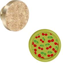 CYFUN DESIGN 1 PC Minimalist Floral Series Wax Seal Stamps 25mm Solid Brass Engraved Fire Lacquer Stamp Heads NO Handle For Decorating Notebook Gifts And Greeting Cards (Lilies, Spring Branches, Flower Bushes, Chimes Patterns) Back To School,Back To School,School Supplies