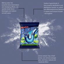 Drain Clearing Powder, For Unclogging Bathroom And Kitchen Drains, Dissolves Blockages, Removes Odors, Cleaning Agent