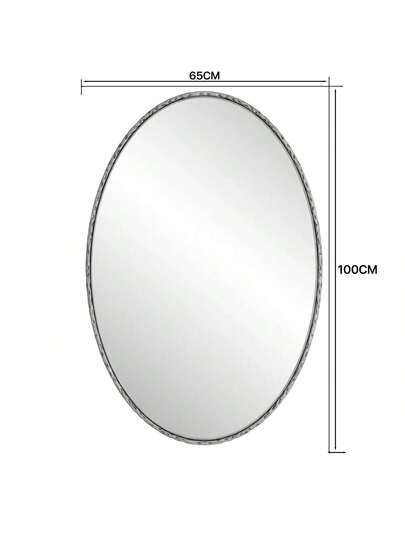 Wand Spiegel Hang In The Hallway, Bathroom Or Bedroom, Oval Solid Frame view 4