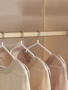 10/20 piezas Perchas de plástico versátiles sin recubrimiento con ranuras, ideales para organizar la ropa en dormitorios y hogares, perfectas para el secado de adultos, diseño ahorra espacio para una gestión eficiente del armario, esencial para la renovación estacional del armario, duraderas y ligeras para uso diario, mantenga su ropa ordenada y sin arrugas, perfectas para todo tipo de prendas, mejore la estética de su armario con estas perchas funcionales, imprescindibles para la organización de vuelta al colegio y las vacaciones.