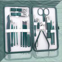 18/16/10/7/24pcs Professional Nail Care Kit - Complete Manicure & Pedicure Set With Tools, Nail Clippers, Files, And Storage Case- Grooming Kit For Travel Or Home
