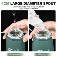 NEWBOLER 300ml/500ml TPU戶外運動水壺 可折疊軟水袋 跑步露營登山單車健身飲水瓶 - 彩色 - 查看 3
