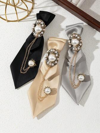 1 st elegant slips i tyg, handgjort skinande märke i legering, elegant broschnål för kvinnor, lyxig smyckesbrosch, lämplig för dejting, presenter och vardagsbruk